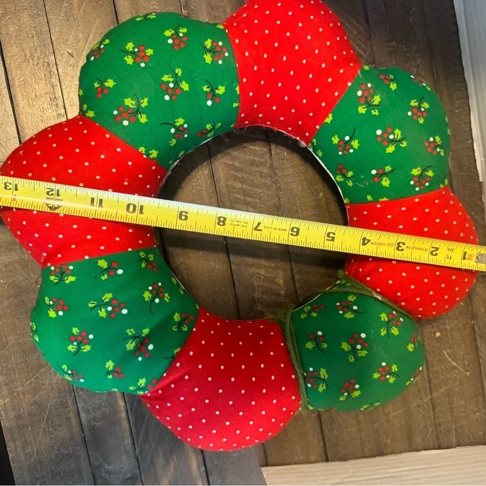 Festive Santa and Wreath Home Accent Set